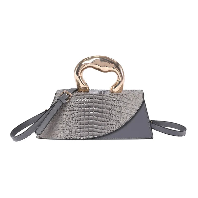 Designer Alligator Shoulder Bag