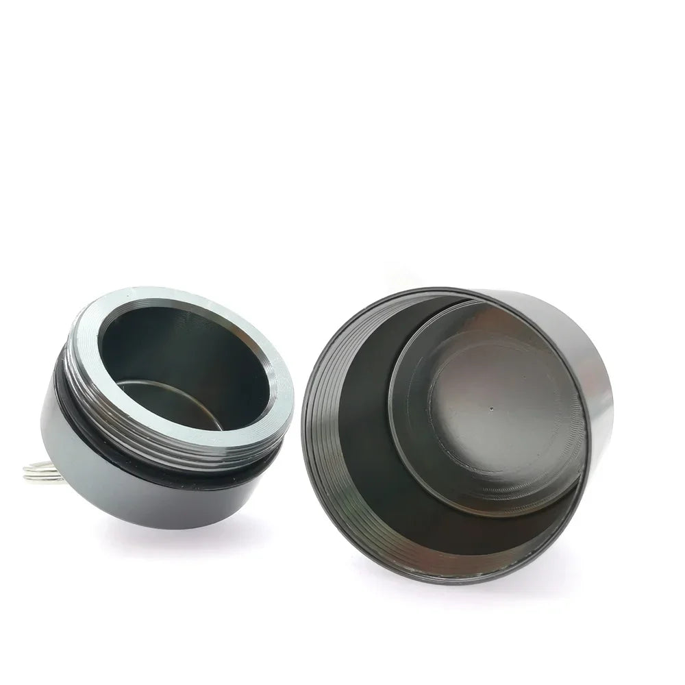 Mini Aluminum Pill Case with Keychain