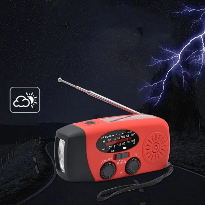 Hand Crank Emergency Radio with Power Bank