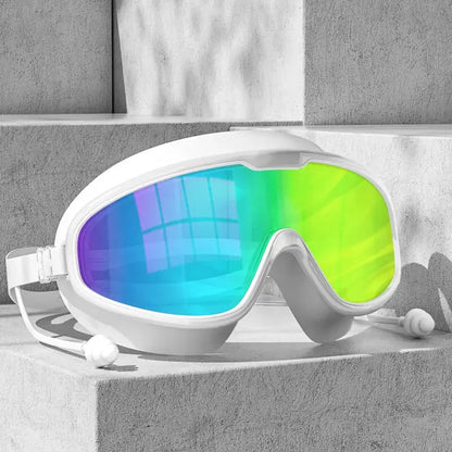 Adult Electroplated Large Frame Swimming Goggles