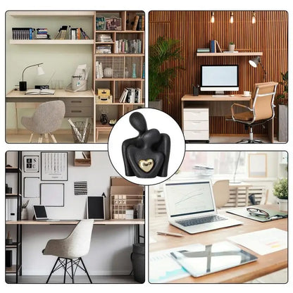 Nordic Couple Ceramic Statue