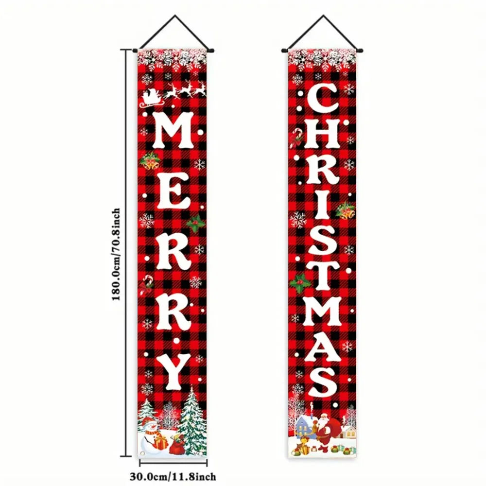 Christmas Santa Door Banner