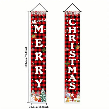 Christmas Santa Door Banner