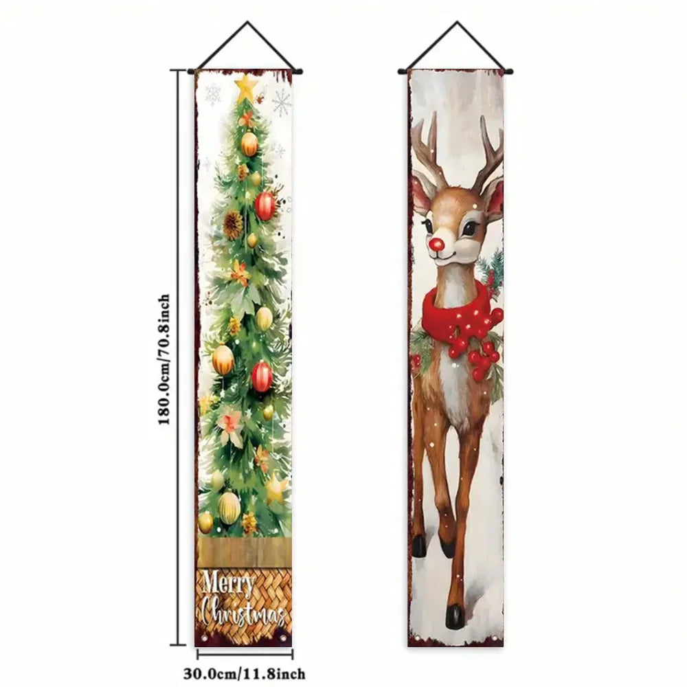 Christmas Santa Door Banner