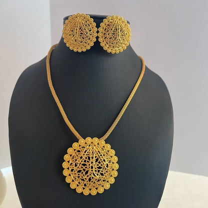 Dubai Gold Bridal Jewelry Set