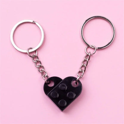 Couples Brick Keychain Set