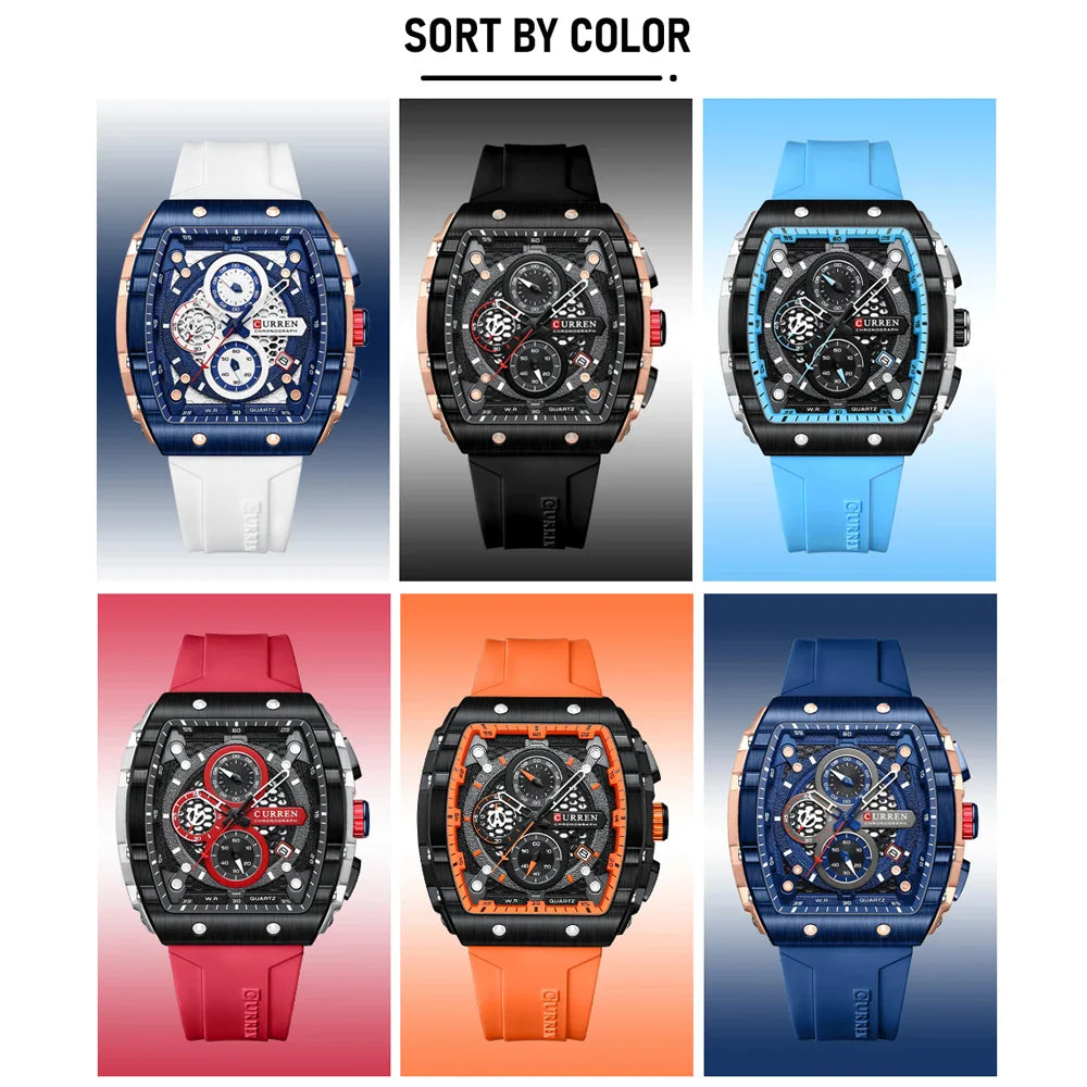 Men’s Luxury Square Quartz Watch