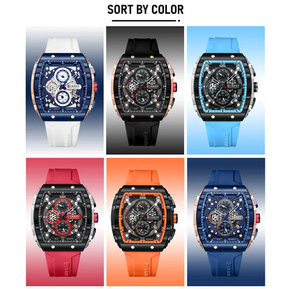 Men’s Luxury Square Quartz Watch