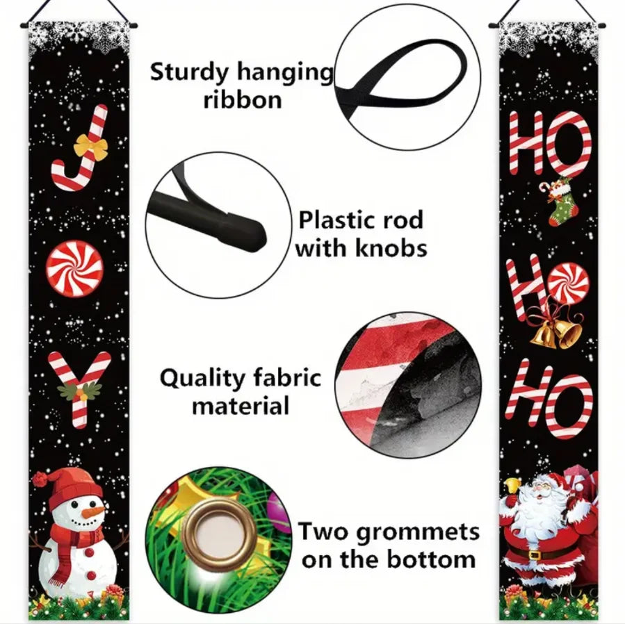 Christmas Santa Door Banner