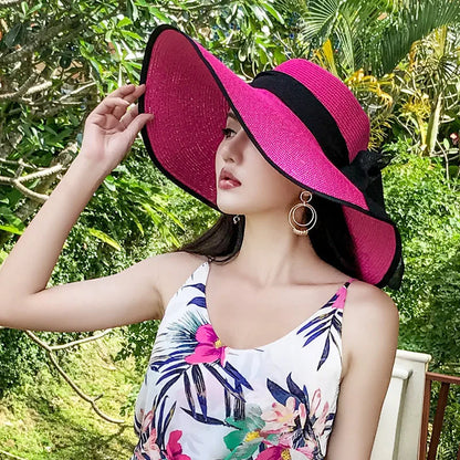 Foldable Summer Straw Hat