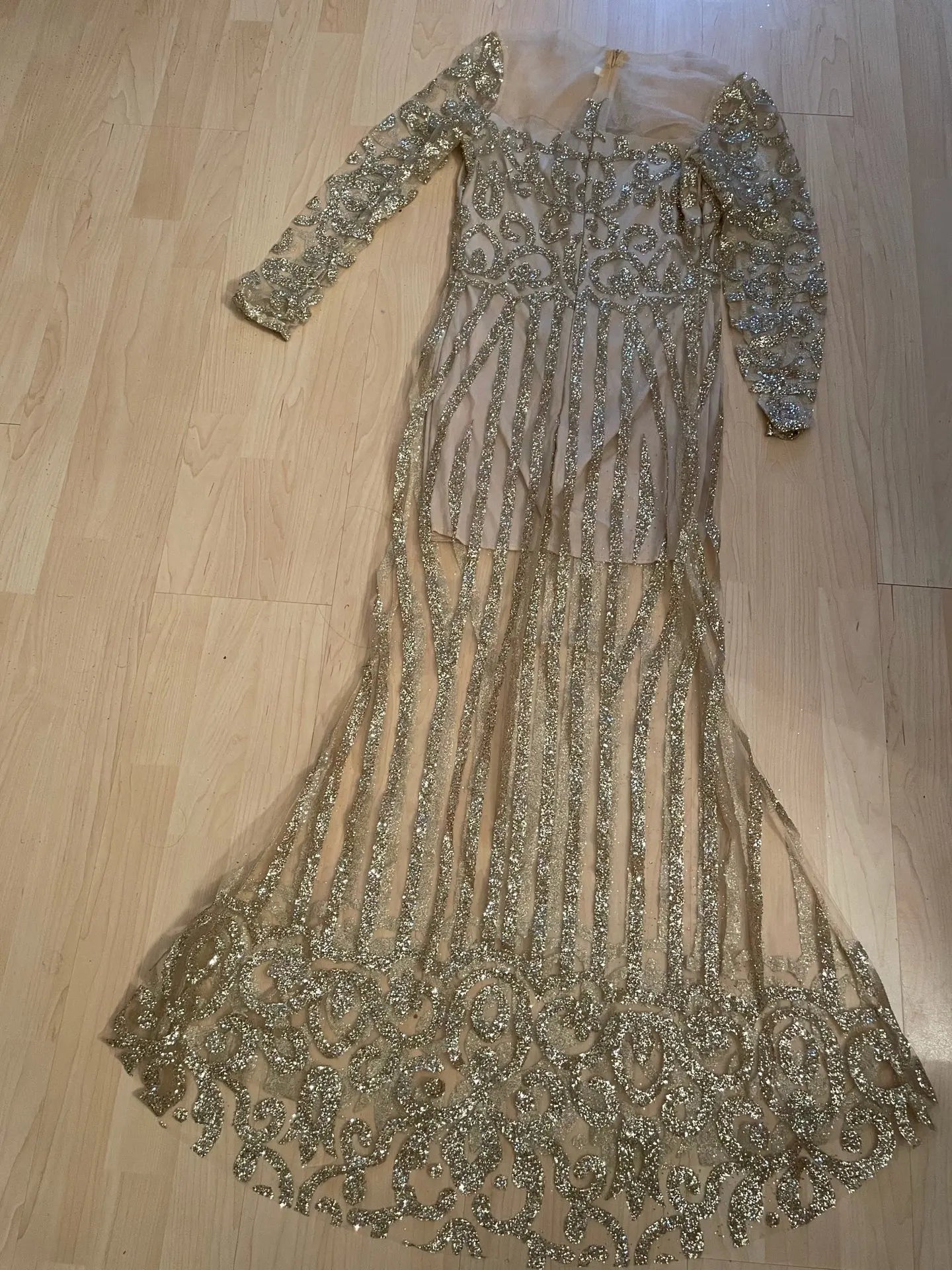 Long Glitter Party Dress