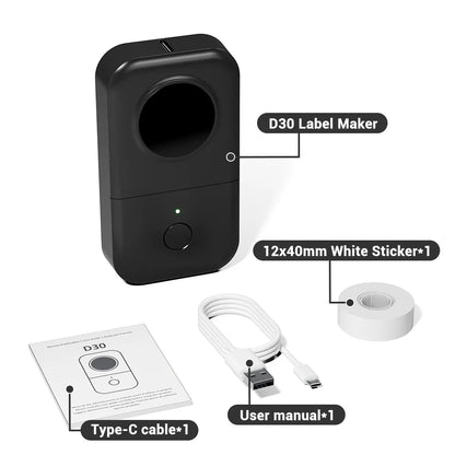 D30 🏷️ Portable Label Printer