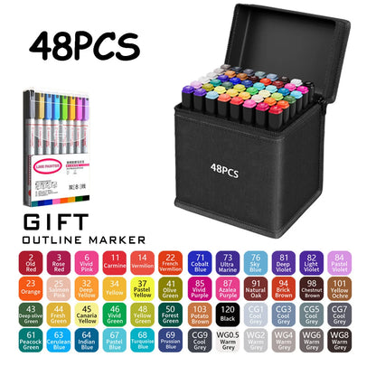 Double Tip Permanent Art Markers