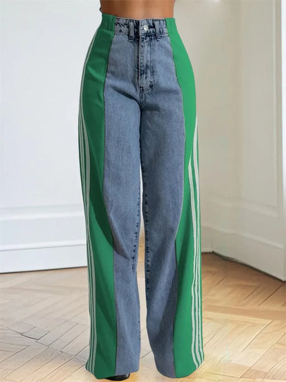 Wide Leg Denim Jeans