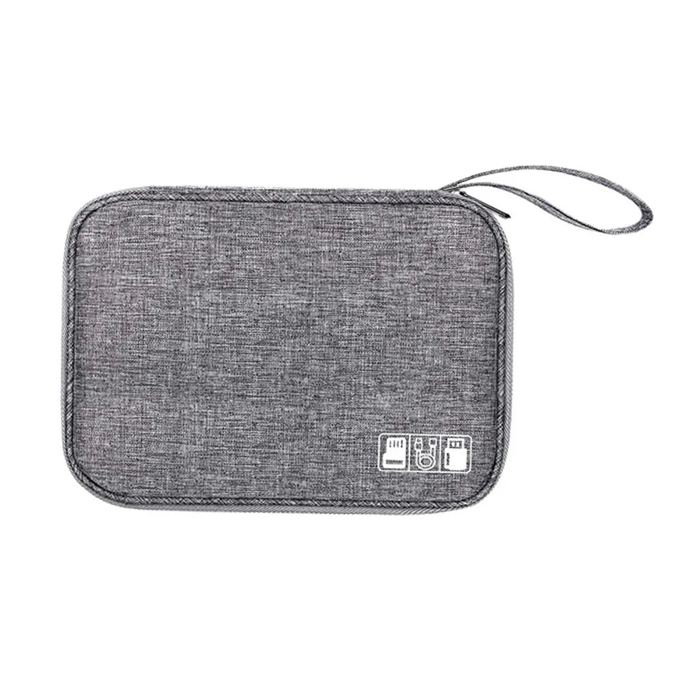 Portable Travel Cable Organizer Bag