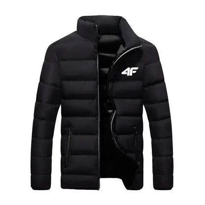 Lightweight Stand-Up Collar Men’s Winter Coat