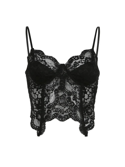 Gothic Lace Crop Top