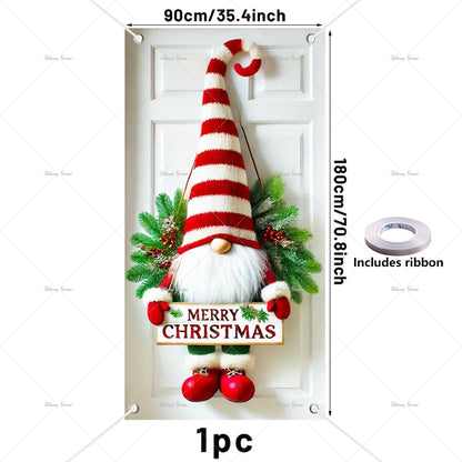 Festive Gnome Door Banner