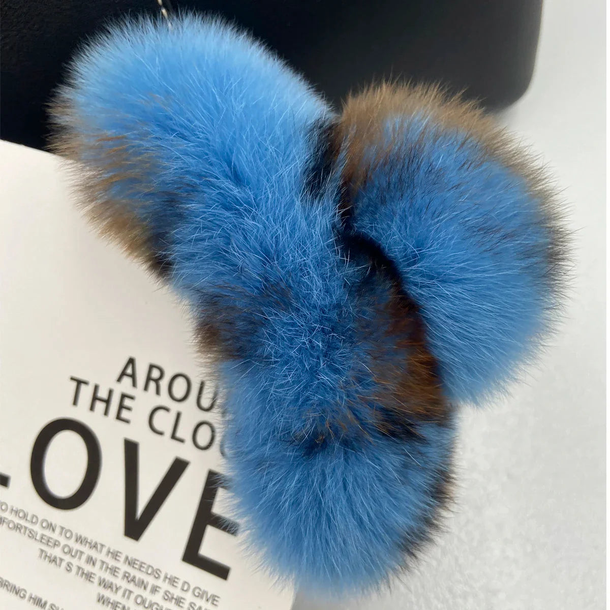 Elegant Winter Fuzzy Hair Claw