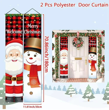Christmas Hanging Door Banner
