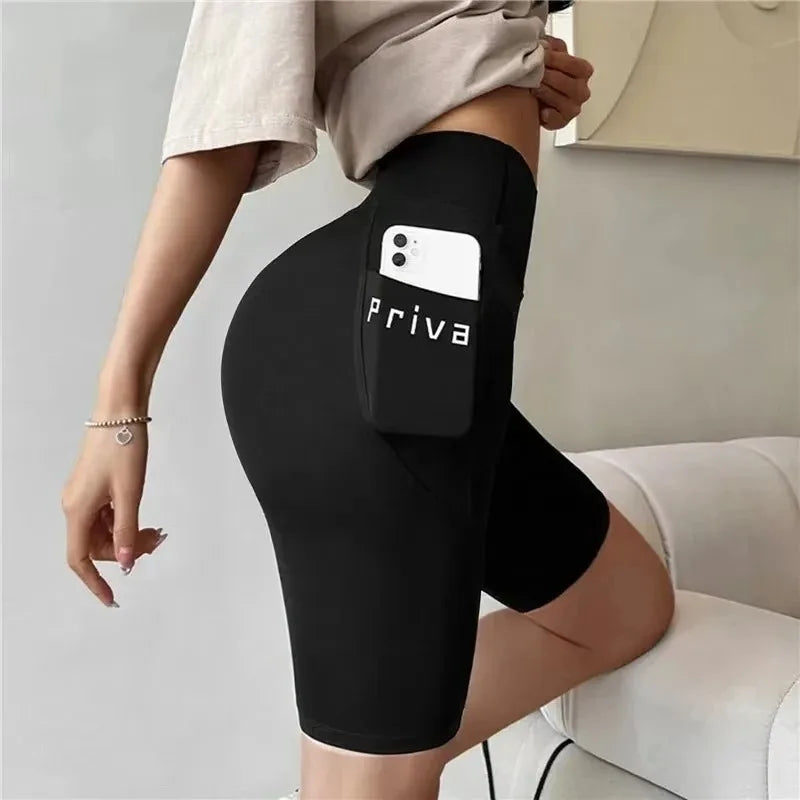 High Waist Yoga Shorts