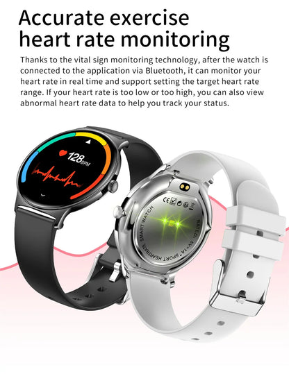 V89 AMOLED Smartwatch for Women – Slim, Stylish & Bluetooth Calling