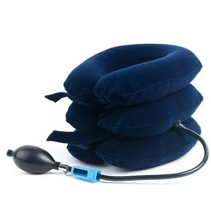 Inflatable Cervical Neck Traction Device Pillow