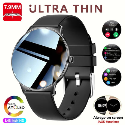 V89 AMOLED Smartwatch for Women – Slim, Stylish & Bluetooth Calling