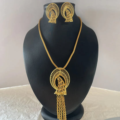Dubai Gold Bridal Jewelry Set