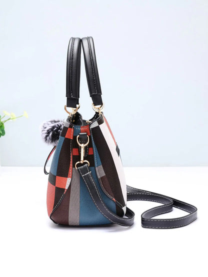 Luxury Grid Shoulder Bag
