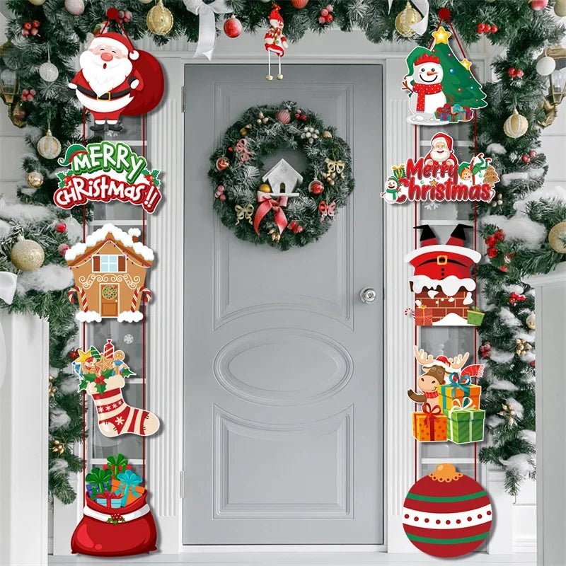 Christmas Door Hanging Banner