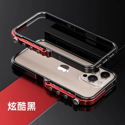 Luxury Aluminum Metal Bumper Frame for iPhone 15 & 16 Series