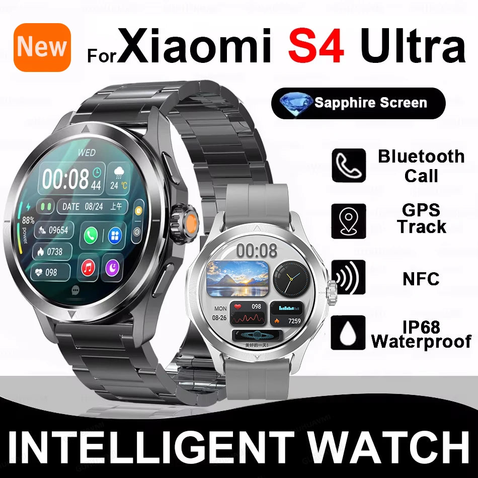 Xiaomi S4 Ultra AMOLED GPS Smartwatch