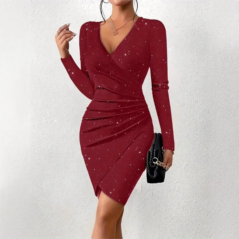 Wrap Bodycon Mini Dress