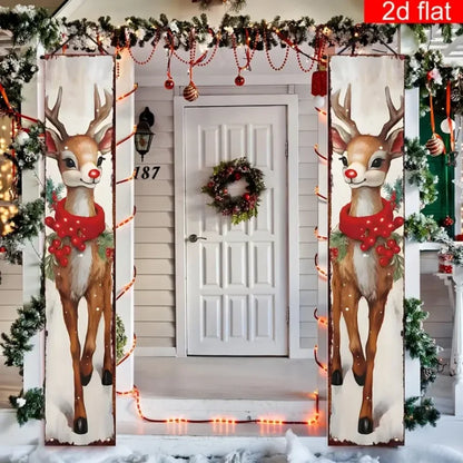 Christmas Santa Door Banner