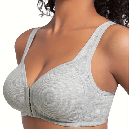 Wire-Free Front Closure Bra
