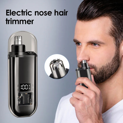 Rechargeable Electric Nose Hair Trimmer for Men & Women