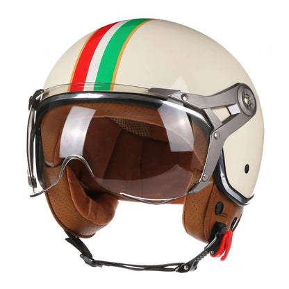 Retro Open Face Helmet