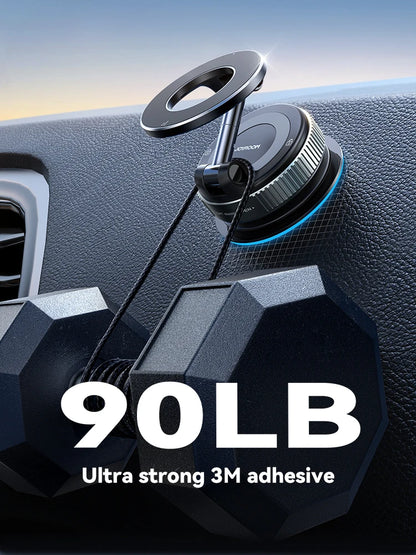Magnetic Suction Cup Phone Mount with 360° Metal Arm
