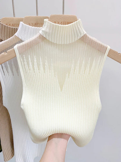 Knitted Streetwear Tank Top