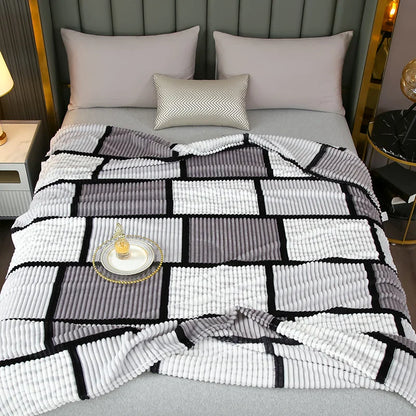 Plaid Flannel Fleece Blanket