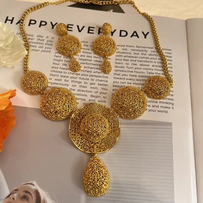 Dubai Gold Bridal Jewelry Set