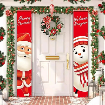 Christmas Hanging Door Banner