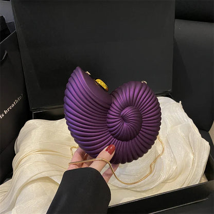 Gold Conch Crossbody Bag