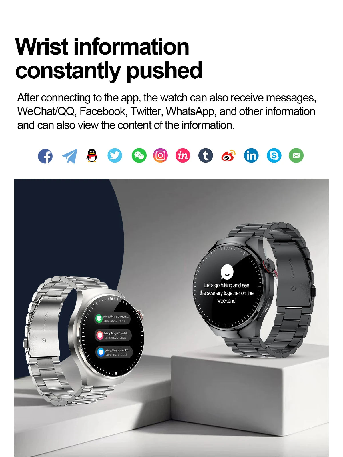 2025 GUHUAVMI Nursing Smartwatch with ECG & Uric Acid Monitor