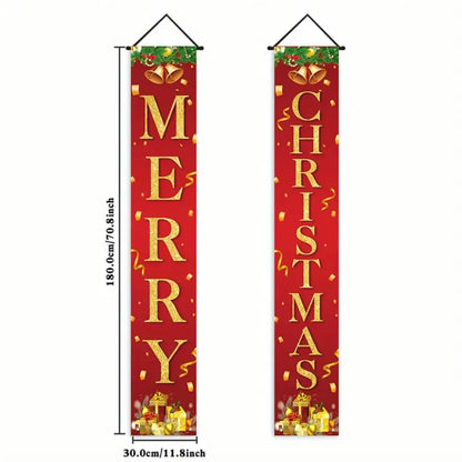 Christmas Santa Door Banner