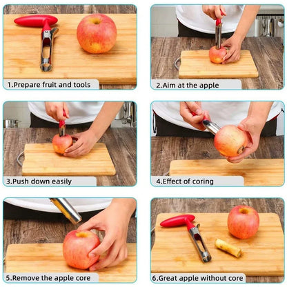 Stainless Steel Apple Corer Tool