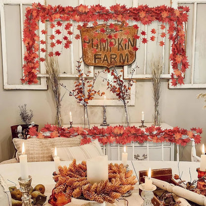 Autumn Maple Leaf Garland Set