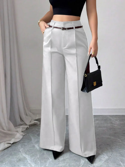 Women’s High Waist Wide Leg Suit Pants