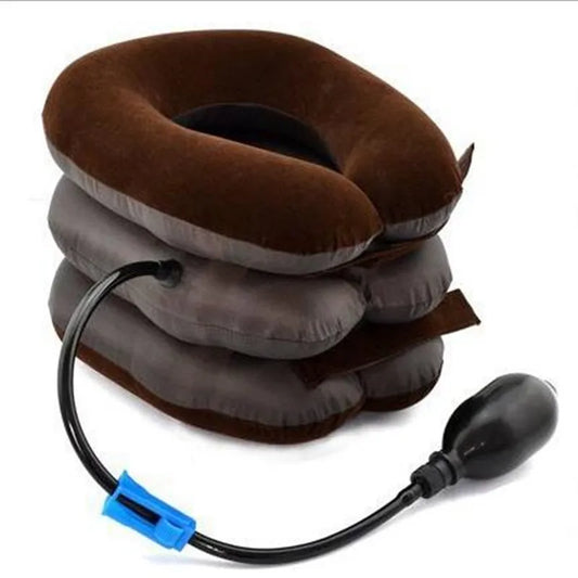 Inflatable Cervical Neck Traction Device Pillow